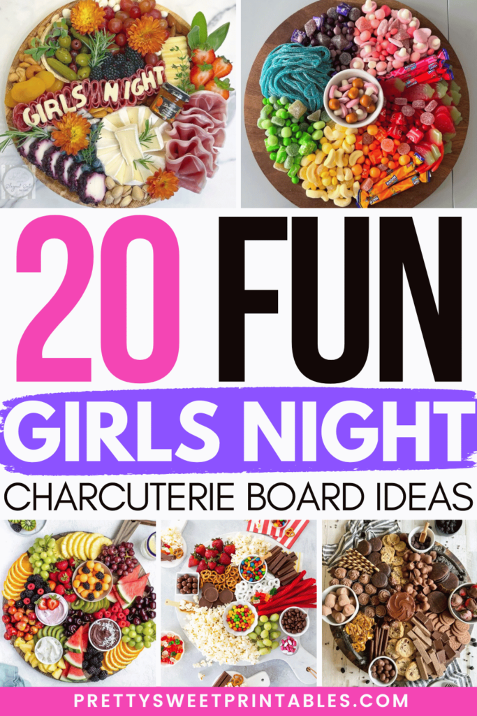 girls night charcuterie board ideas