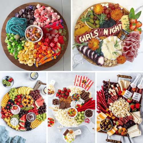 girls night charcuterie board ideas featured