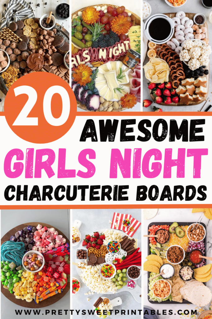 girls night charcuterie boards