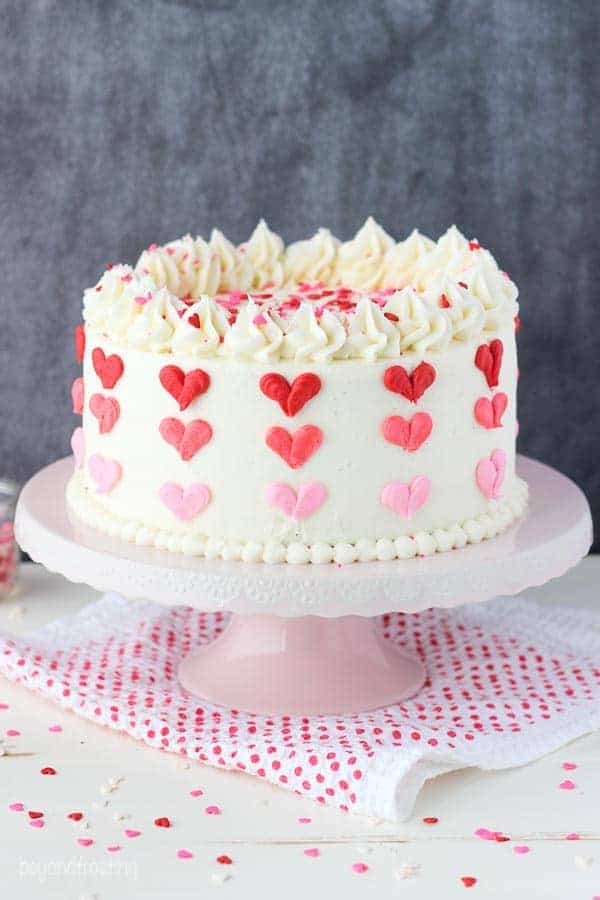 ombre buttercream heart cake ideas