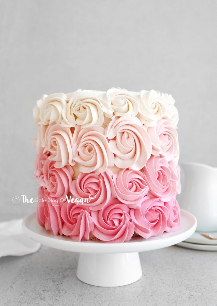 ombre rosette cake ideas