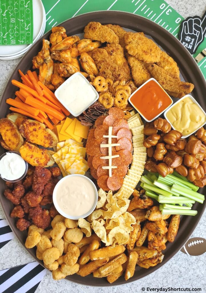 football snack platter