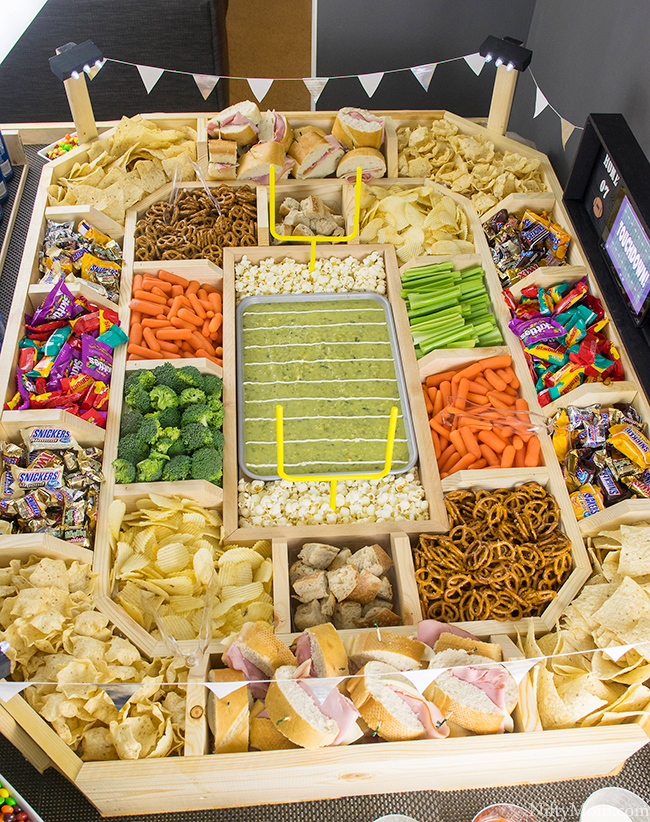 football super bowl snack stadium