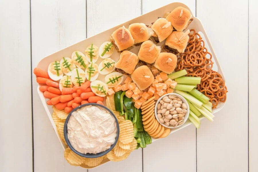 savory board for game day