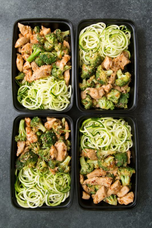 sesame chicken and broccoli stir fry