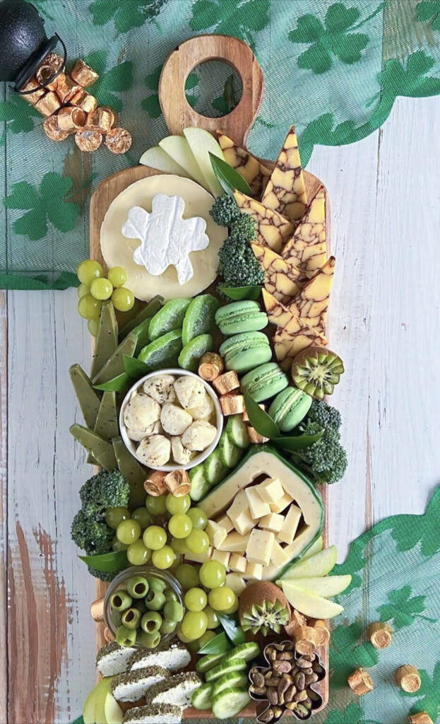 st. patrick's day cheese board