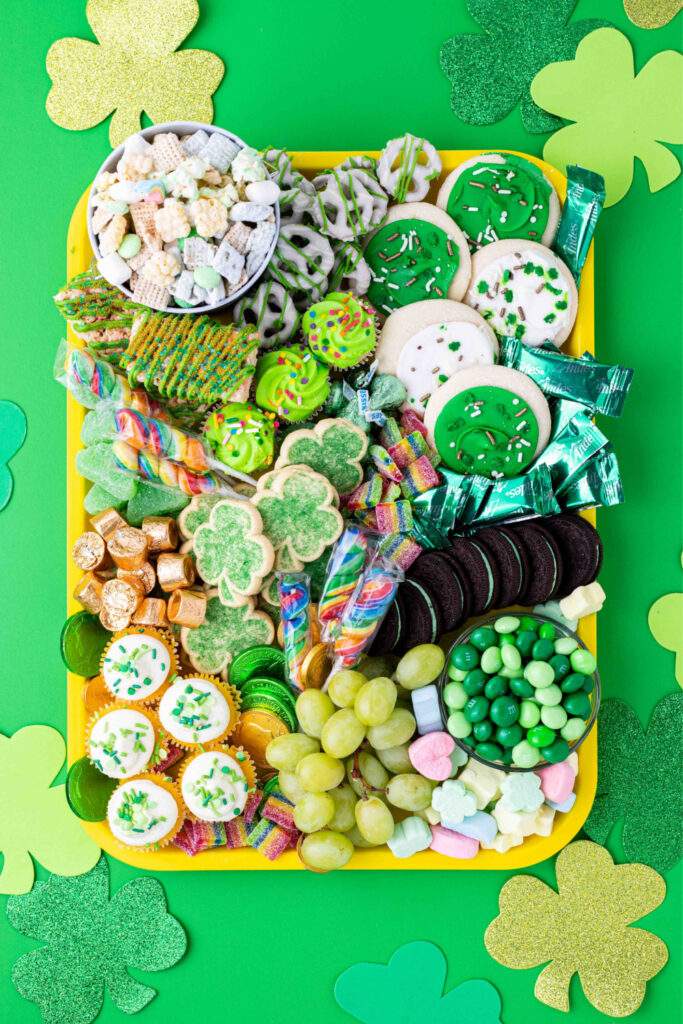 st. patrick's day dessert charcuterie board