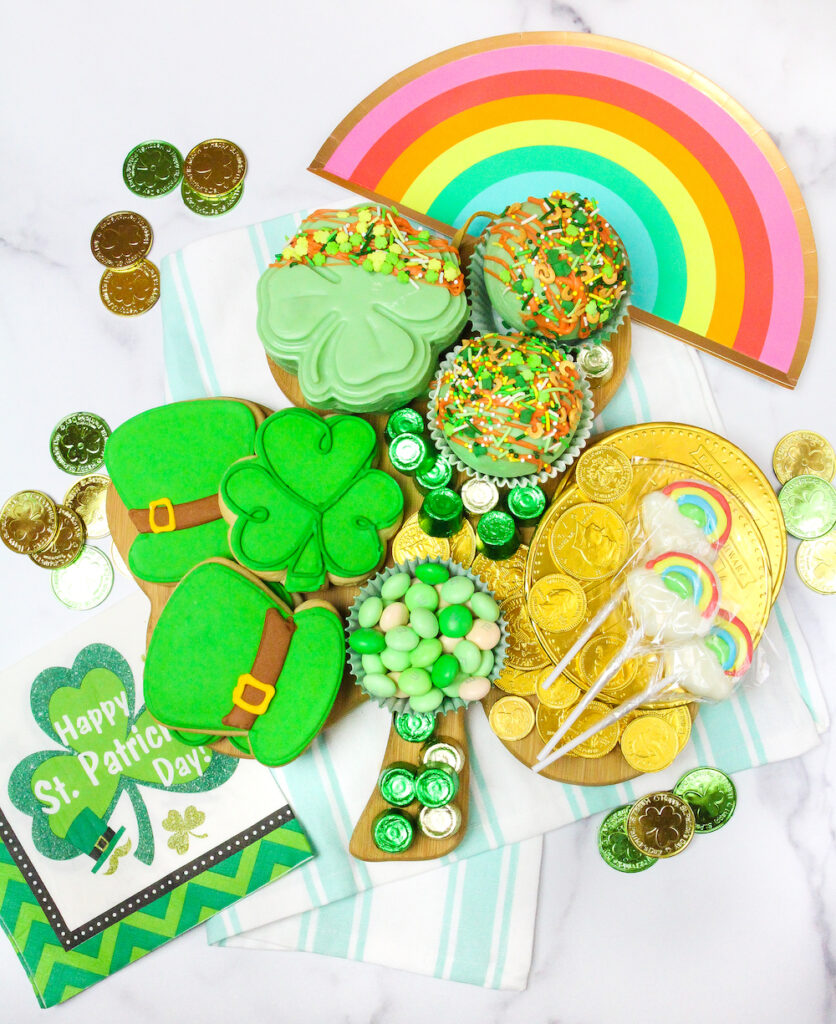 st. patrick’s day sweet treat board