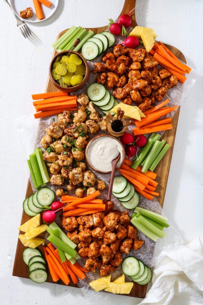 vegan super bowl snack board