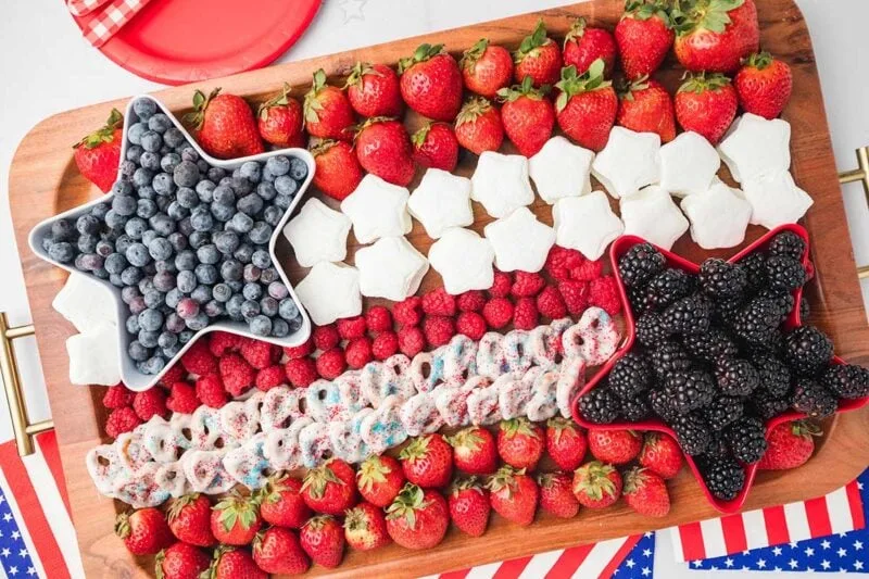 4th of july fruit platter