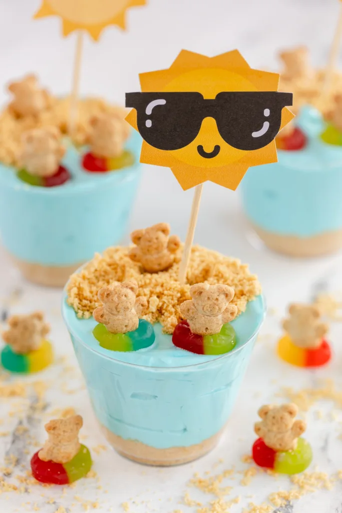 beach bear dirt cups