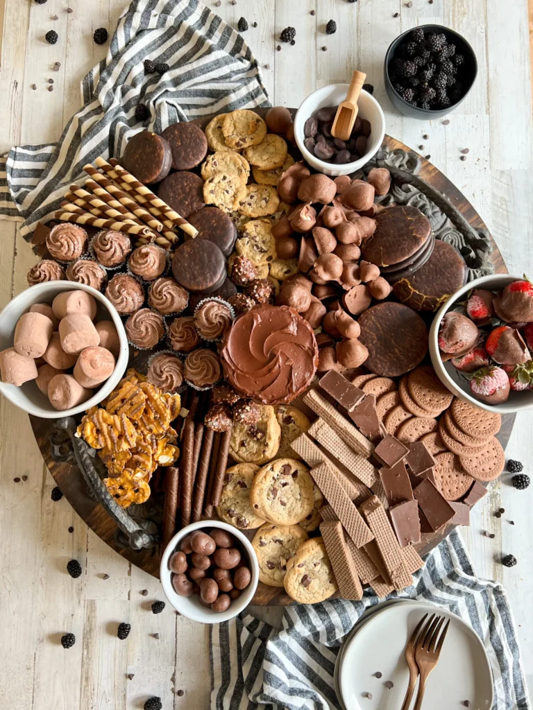 chocolate covered charcuterie board