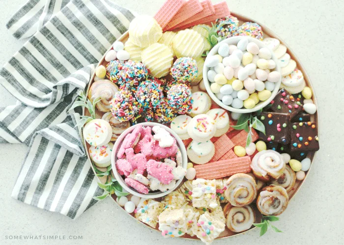 easter cookie tray