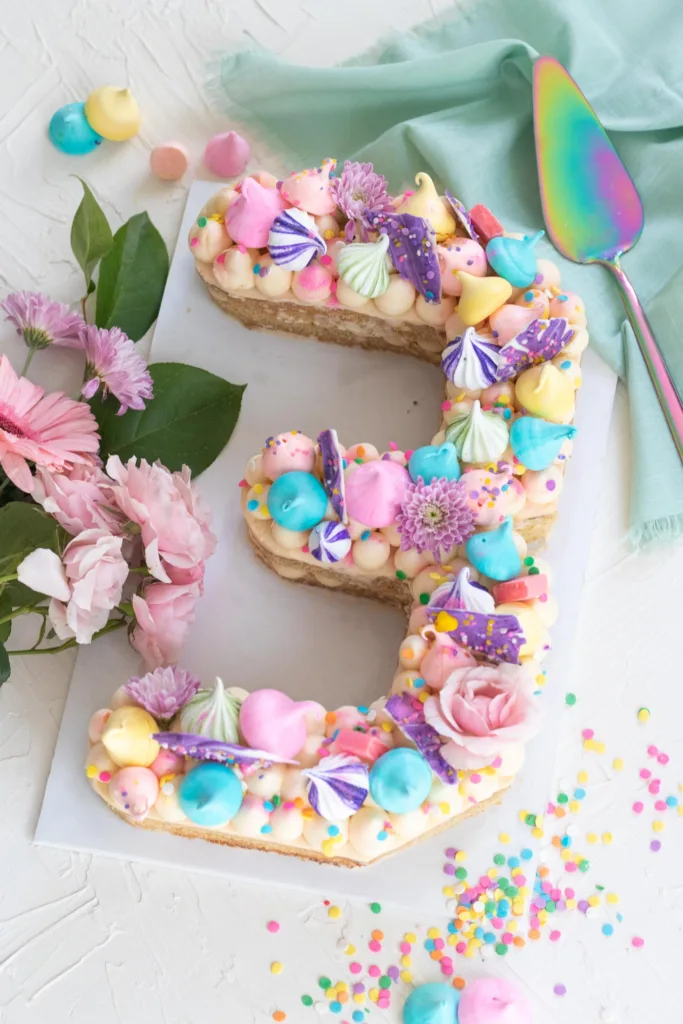 easy number cake diy