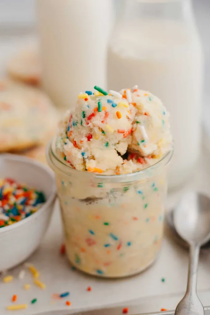 edible sugar cookie dough cups