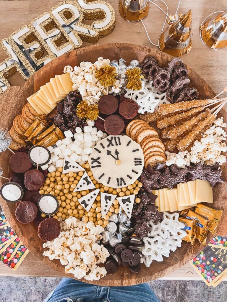 epic dessert board for new year’s eve