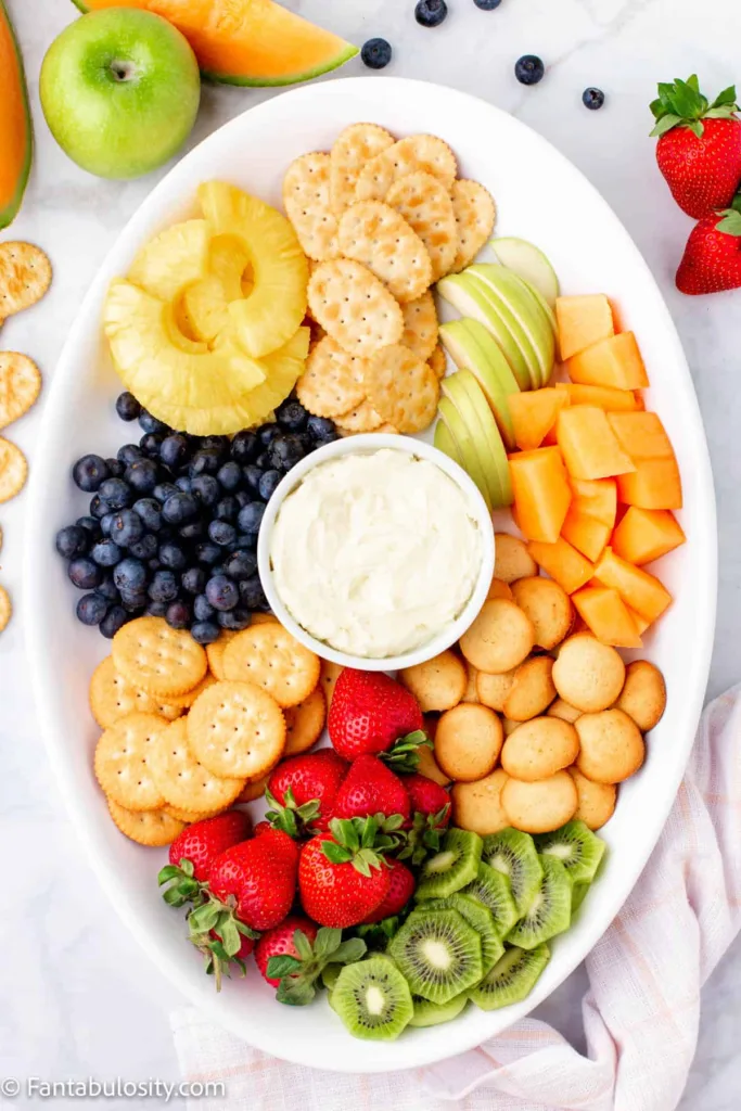 fruit and dip board