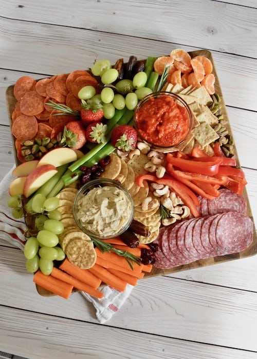 gluten and dairy-free charcuterie board