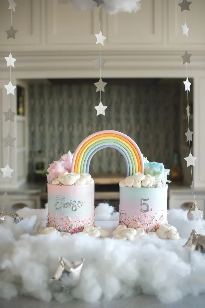 magical rainbow cake