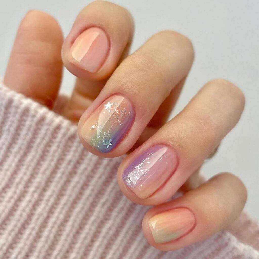 pastel gradient rainbow