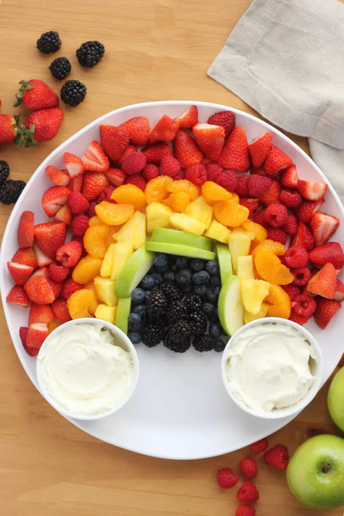 rainbow fruit tray