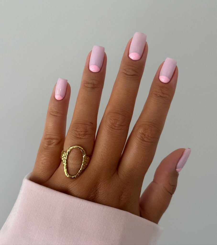 soft pink cuticles nail ideas