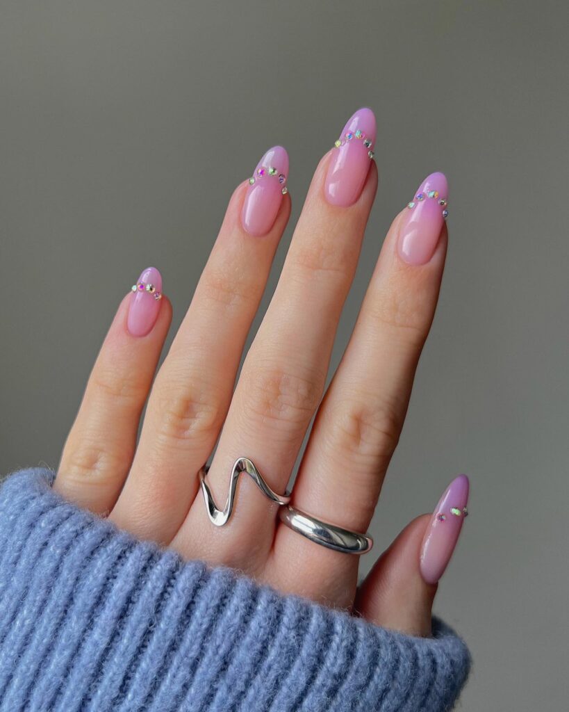 sparkly unicorn nails