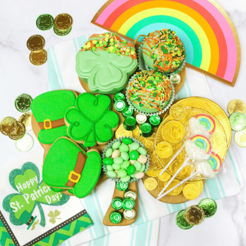 st patricks day charcuterie board ideas featured