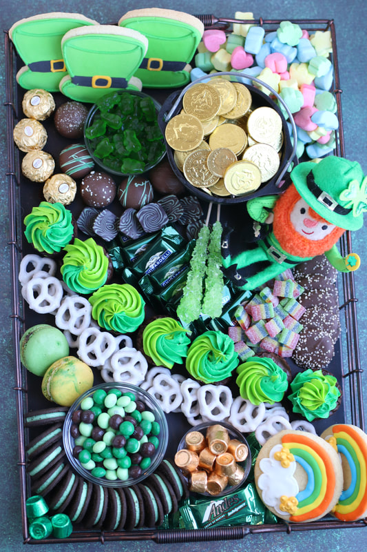 st. patrick’s day sweets board