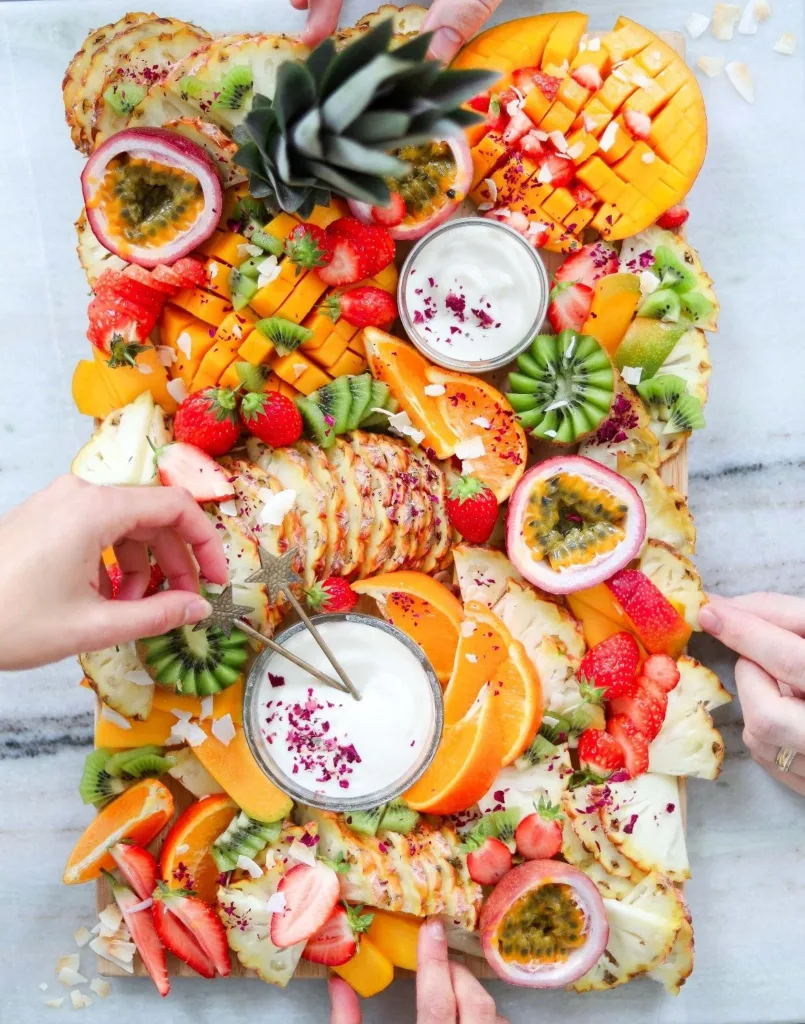 tropical fruit platter