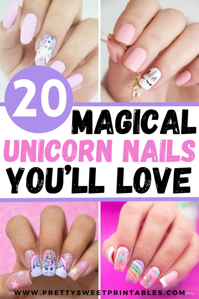 unicorn nails