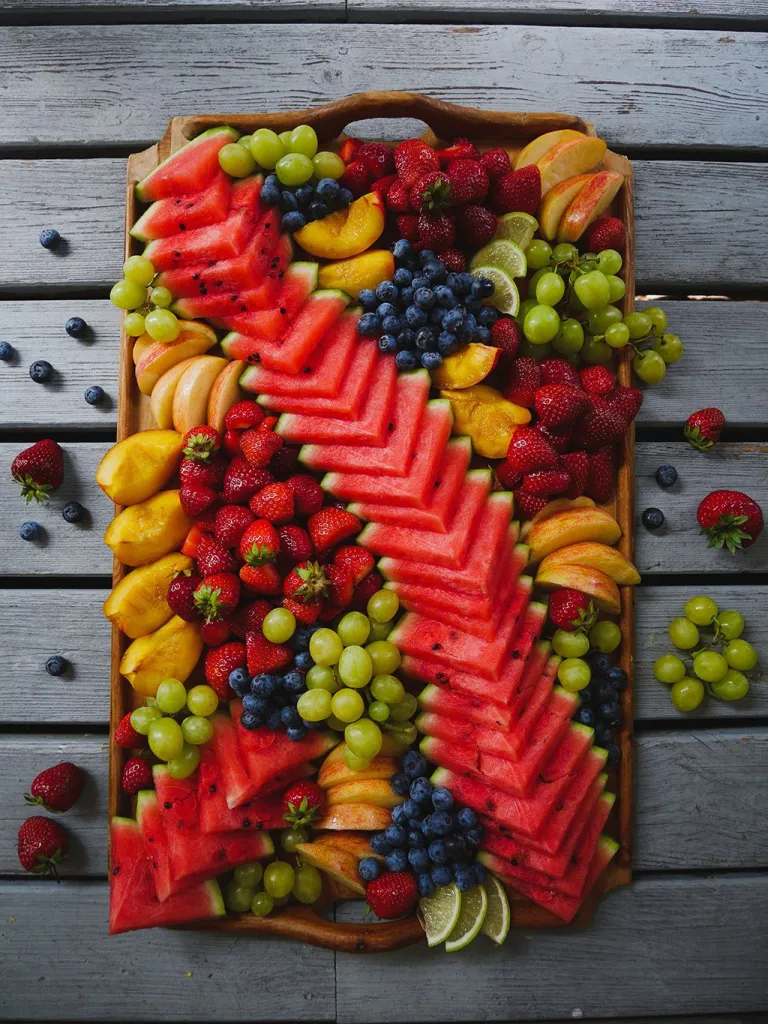 watermelon fruit platter