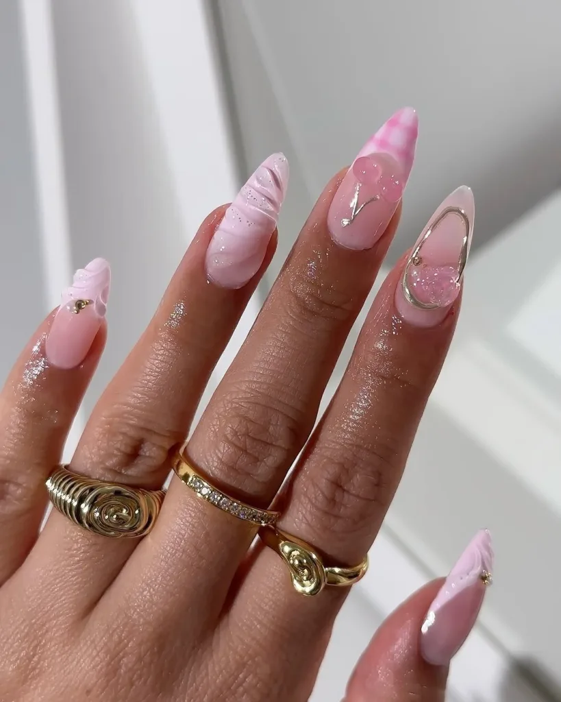 3d cherry nails
