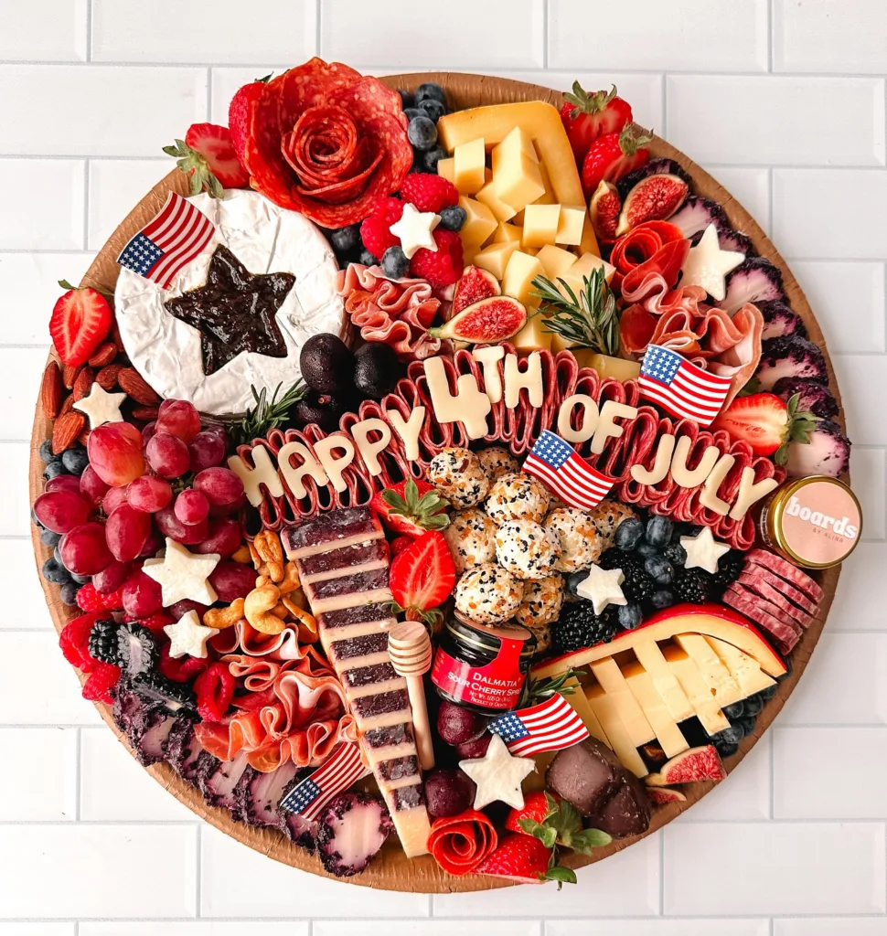 4th of July cheese board