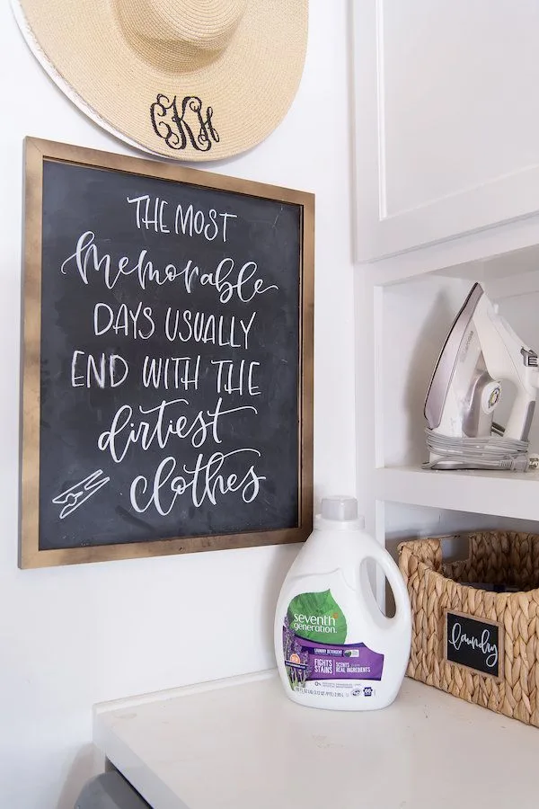 add a chalkboard or memo area