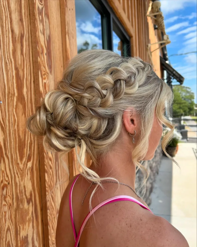beach messy bun
