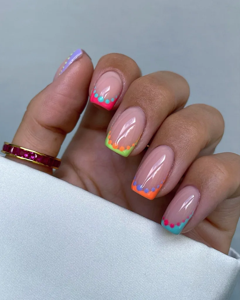 bright summer dots