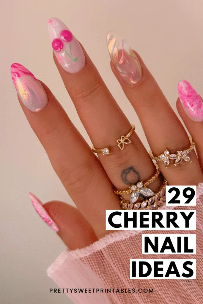 cherry nail ideas