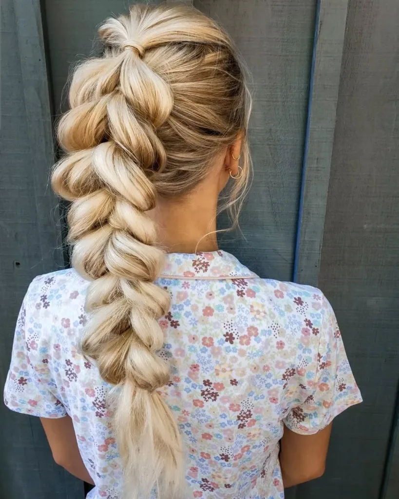 chunky pull through braid