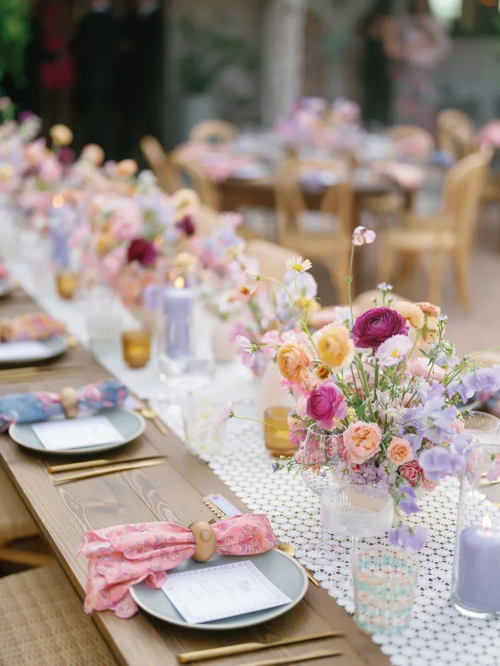 colorful tablescape
