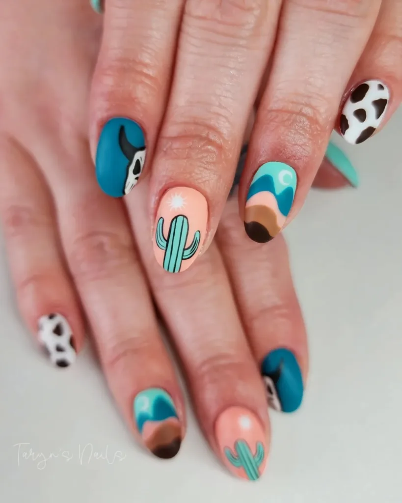 country desert nails