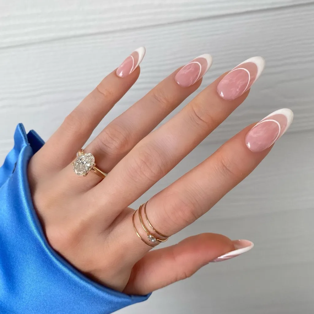 double french manicure