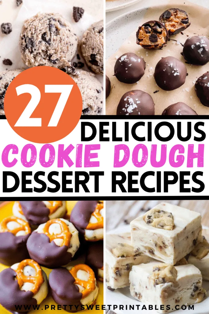 edible cookie dough dessert recipes