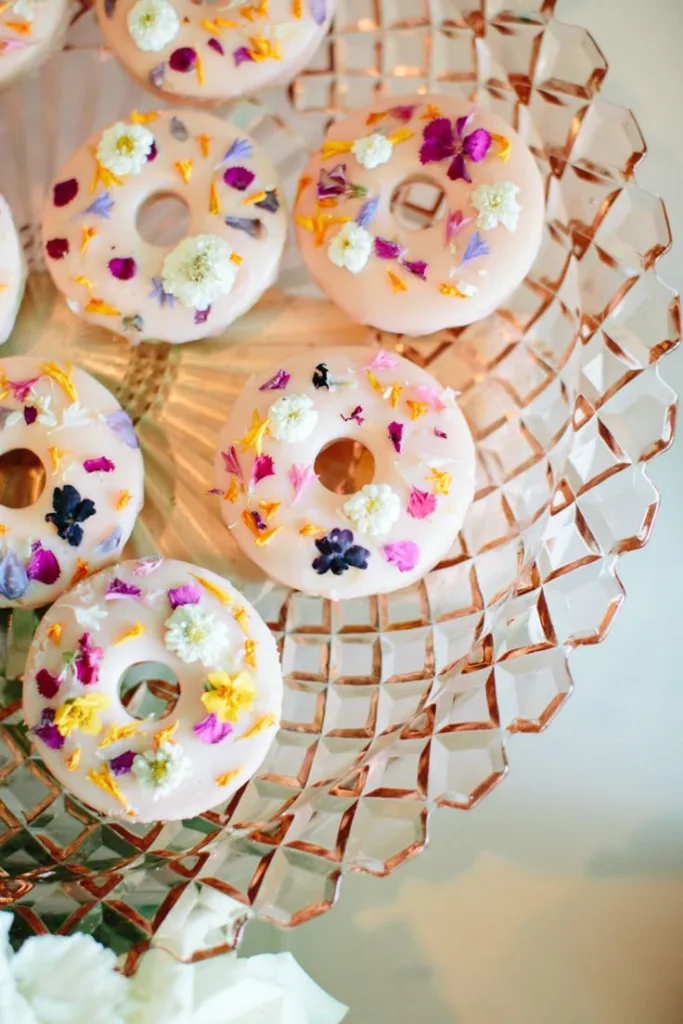 flower donuts