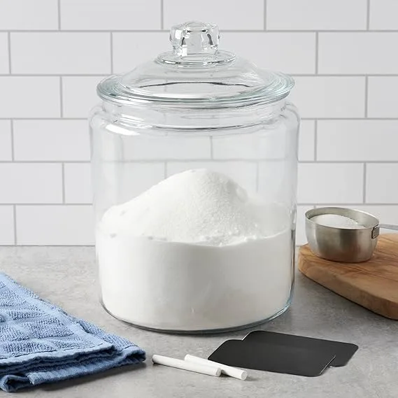 glass storage jar