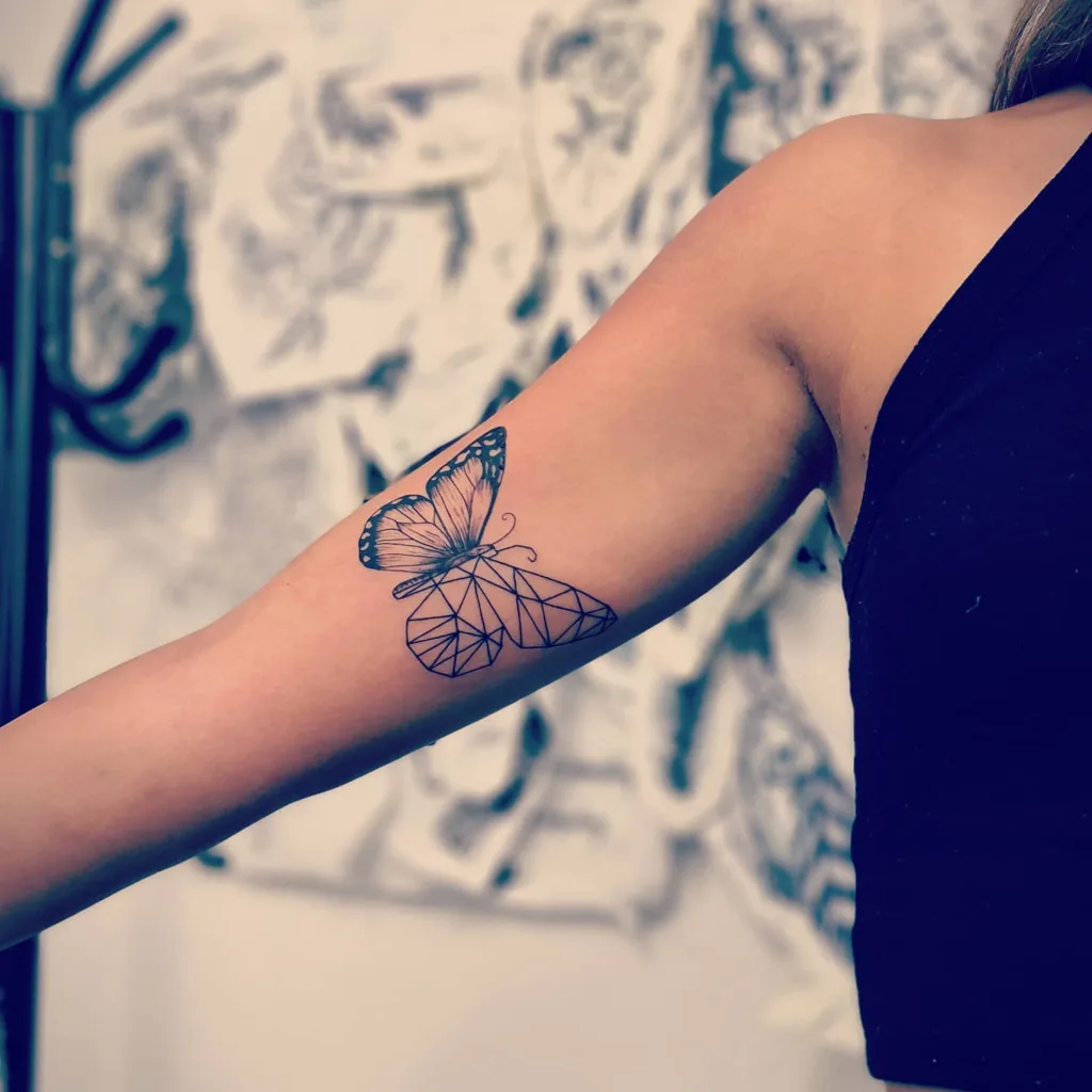 half geometric butterfly