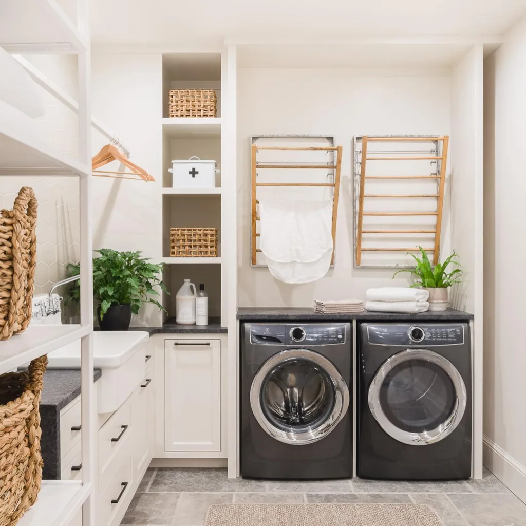 hang a drying rack