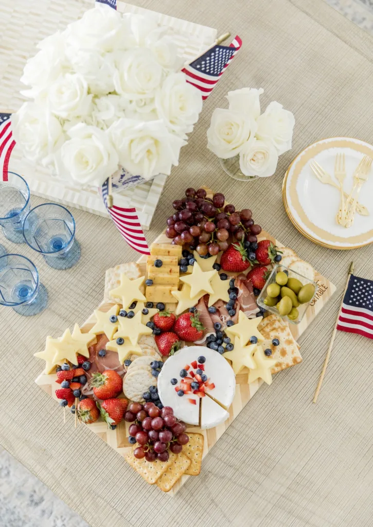 kids-friendly 4th of july charcuterie board