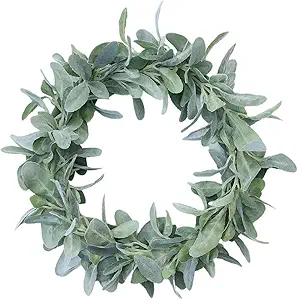 lambs ear wreath