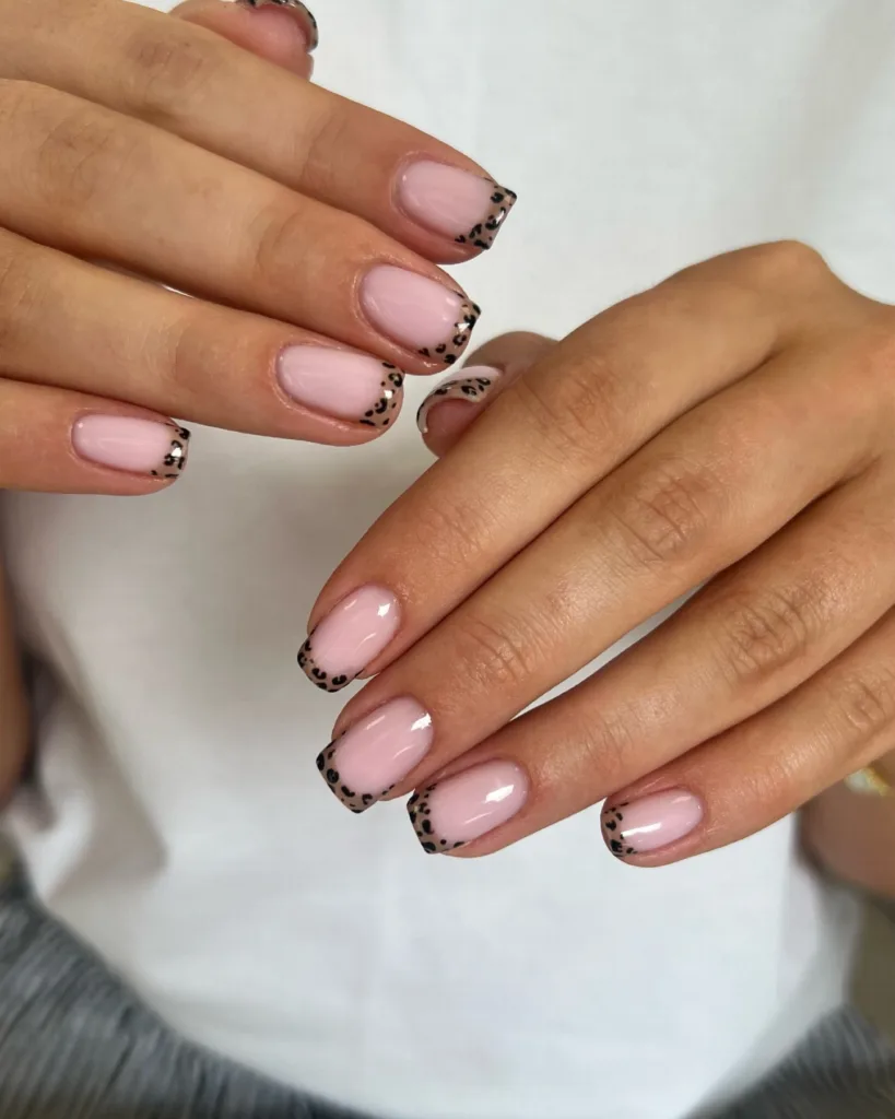 leopard print summer nail ideas